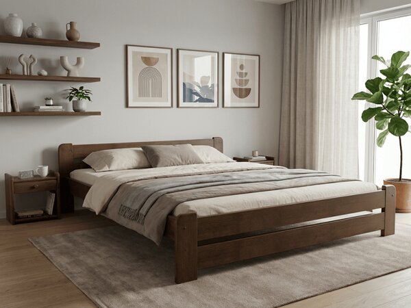 Postel Laura 160 x 200 cm, dub