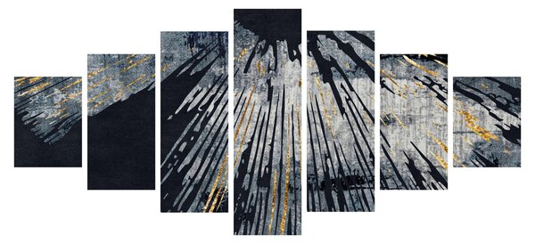 Obraz - Abstrakce (210x100 cm)
