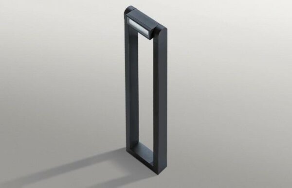 LED Venkovní sloupkové svítidlo AZzardo Frame 70 bright grey AZ2131 8W 800lm 3000K IP54 70cm světle šedé