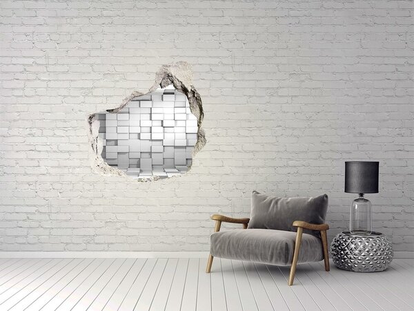 Díra 3D fototapeta nástěnná Nálepka krychle nd-p-50138358