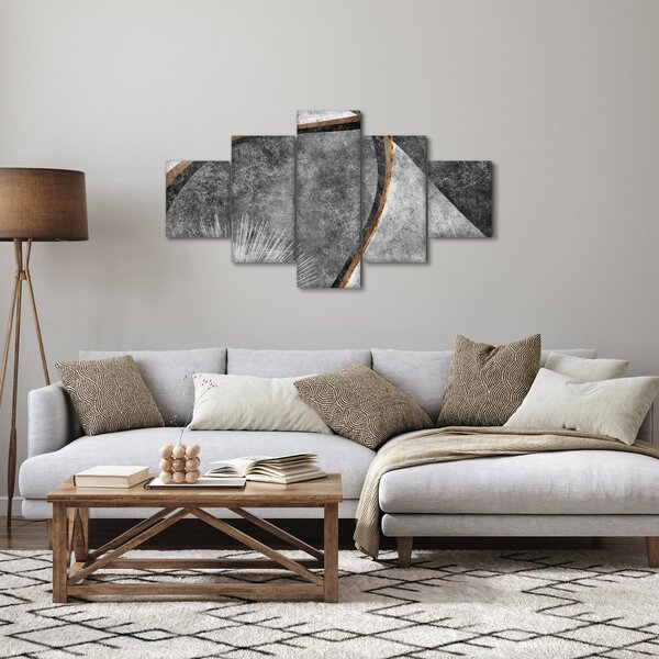 Obraz - Abstrakce v betonu (125x70 cm)