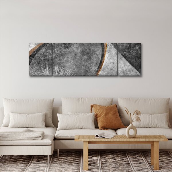 Obraz - Abstrakce v betonu (170x50 cm)