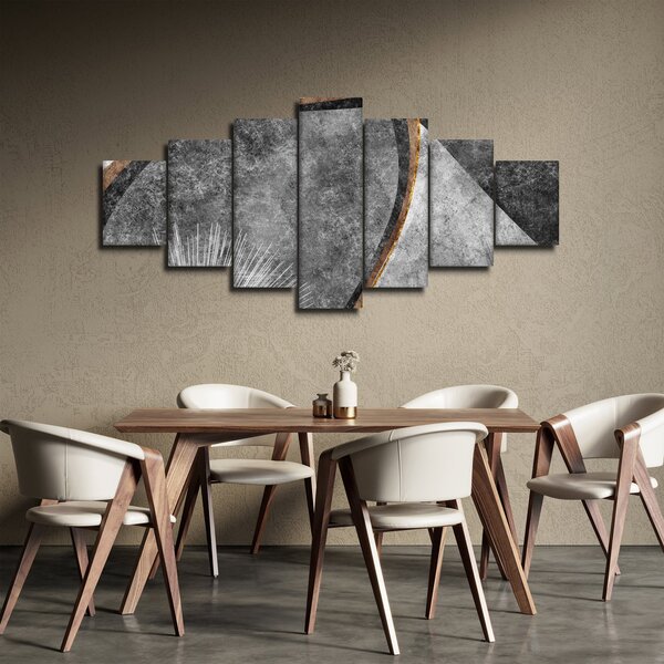 Obraz - Abstrakce v betonu (210x100 cm)