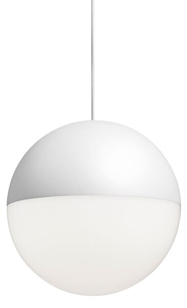 Flos F6486009 String Light Sphere head, svítidlo s 12m dlouhým kabelem, 21W LED 2700K, dotykové ovládání + bluetooth, bílá, prům. 19cm
