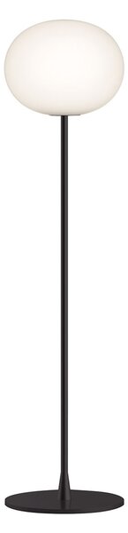 Flos F3031031 Glo-Ball F1, stojací lampa z triplexového skla se stmívačem, černá, 1x150W E27, výška 135cm