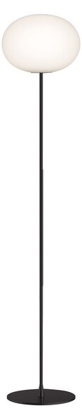 Flos F3032031 Glo-Ball F2, stojací lampa z triplexového skla se stmívačem, černá, 1x150W E27, výška 175cm