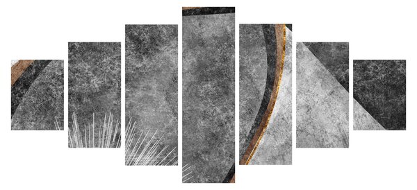 Obraz - Abstrakce v betonu (210x100 cm)