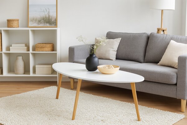 House 5 Konferenční stolek SCANDIA 120 přírodní