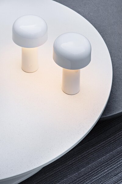 Flos F1130009 Bellhop Table, bílá lampička na baterii, 2W LED tunable white, výška 21cm, IP54