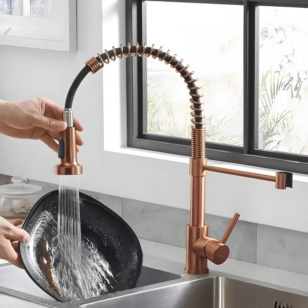 Kuchyňská baterie REA Colin Brush Copper
