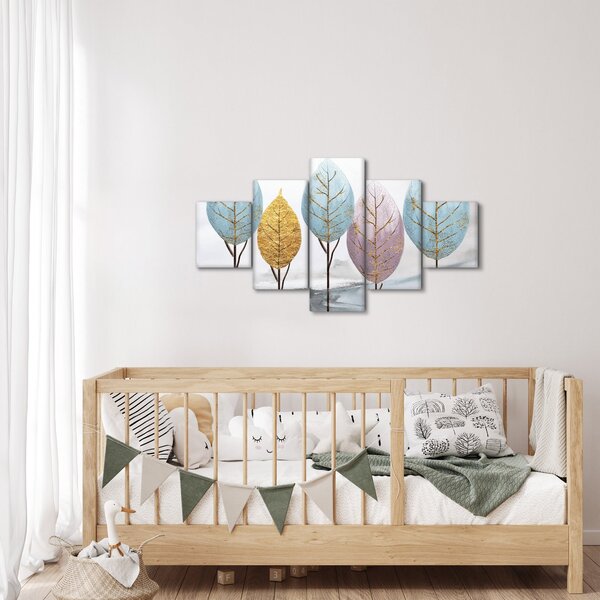 Obraz - Designové stromy (125x70 cm)