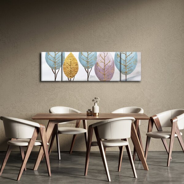 Obraz - Designové stromy (170x50 cm)