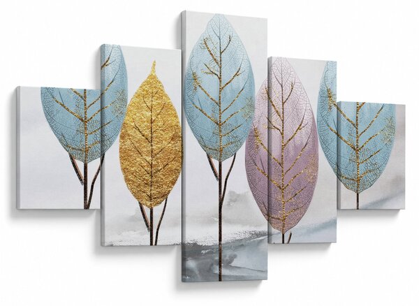 Obraz - Designové stromy (125x70 cm)