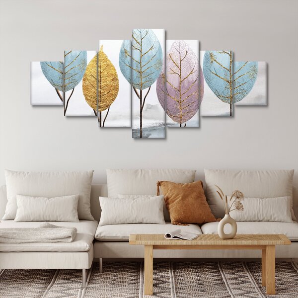 Obraz - Designové stromy (210x100 cm)