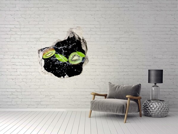 Nálepka 3D díra na zeď Kiwi a voda nd-p-51417101