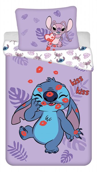 Povlečení Lilo a Stitch Kiss 140x200, 70x90 cm