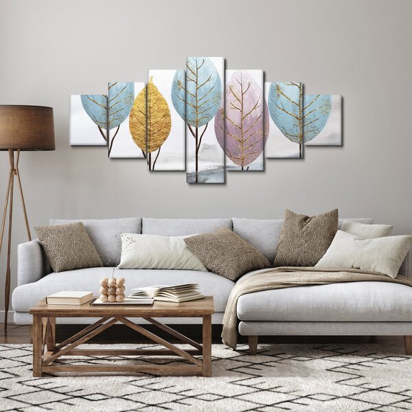Obraz - Designové stromy (210x100 cm)
