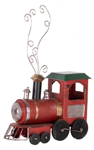 Vánoční dekorace lokomotiva s vozem Noel – 63x15x38 cm