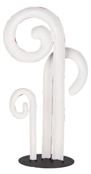 Vánoční dekorace tři peprmintová lízátka Candy cane – 24x11x46 cm