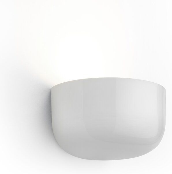 Flos F1080009 Bellhop Up, bílé designové nástěnné svítidlo, 17W LED 2700K stmívatelné, šířka 19,1cm