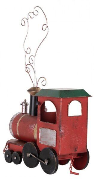 Vánoční dekorace lokomotiva s vozem Noel – 63x15x38 cm