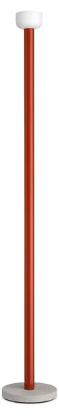 Flos F1070075 Bellhop Floor, červená designová stojací lampa se stmívačem, 26W LED 2700K stmívatelná, výška 178cm
