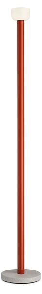 Flos F1070075 Bellhop Floor, červená designová stojací lampa se stmívačem, 26W LED 2700K stmívatelná, výška 178cm