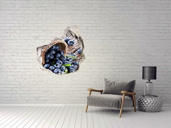 Nálepka díra na zeď beton Borůvky v koši nd-p-51719356