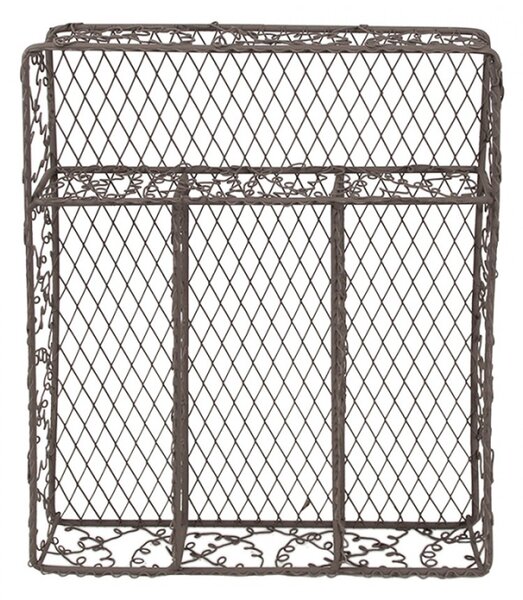 Drátěný ozdobný odkapávač na nádobí – 31x25x7 cm
