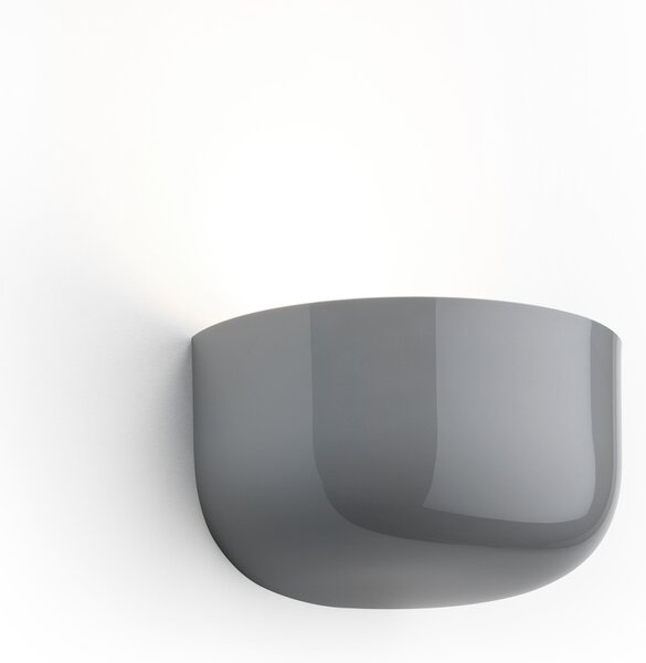 Flos F1080020 Bellhop Up, šedé designové nástěnné svítidlo, 17W LED 2700K stmívatelné, šířka 19,1cm