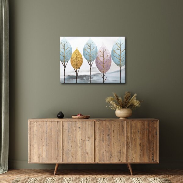 Obraz - Designové stromy (70x50 cm)