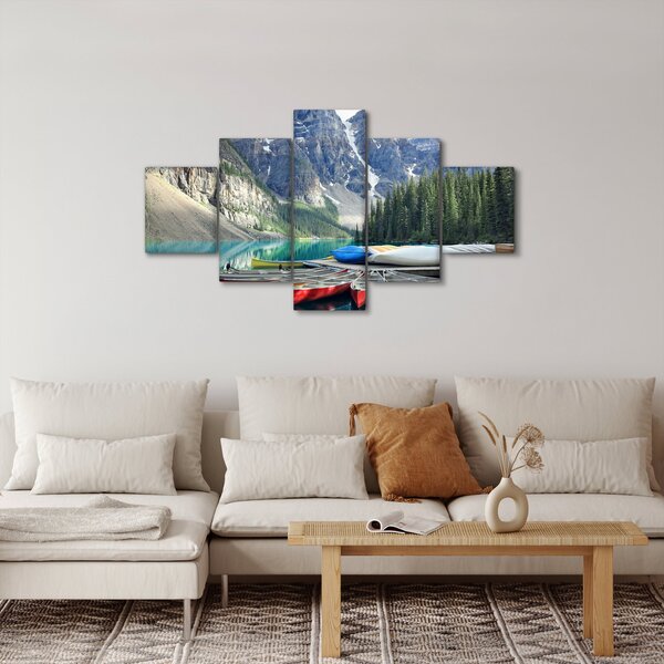Obraz - Moraine Lake (125x70 cm)