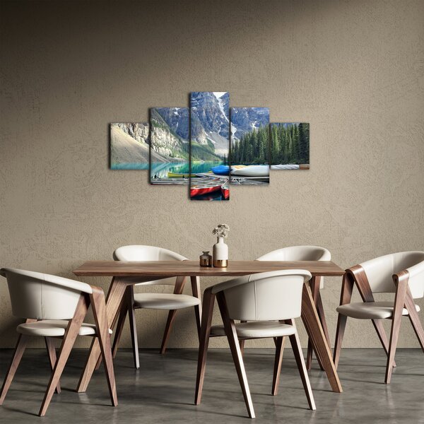 Obraz - Moraine Lake (125x70 cm)
