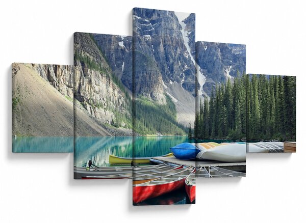Obraz - Moraine Lake (125x70 cm)