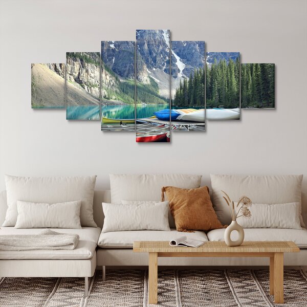 Obraz - Moraine Lake (210x100 cm)