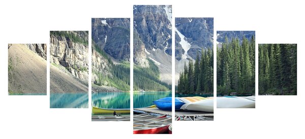 Obraz - Moraine Lake (210x100 cm)