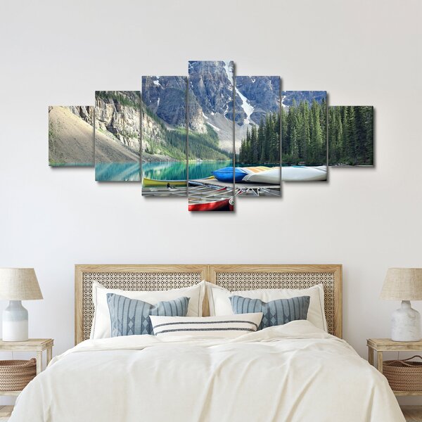 Obraz - Moraine Lake (210x100 cm)