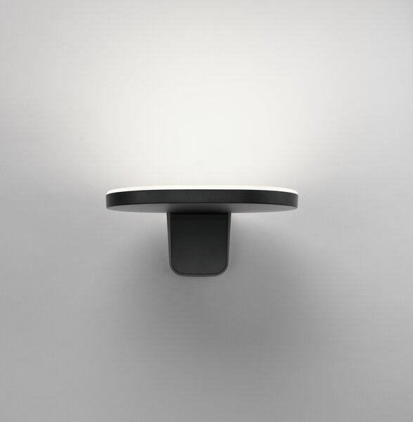 Flos F4681030 Oplight W1, černé svítidlo pro nepřímé osvětlení, 16W LED 2700K stmívatelné, šířka 22,2cm