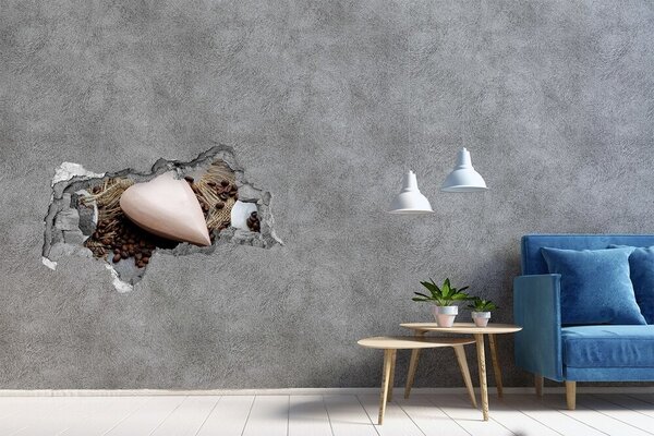 Samolepící nálepka beton Káva s mlékem nd-b-90748923
