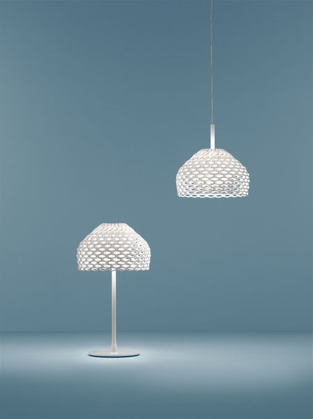 Flos F7766009 Tatou S2, bílý designový lustr, 1x205W E27, prům. 50cm