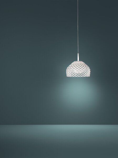 Flos F7766009 Tatou S2, bílý designový lustr, 1x205W E27, prům. 50cm