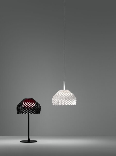 Flos F7766009 Tatou S2, bílý designový lustr, 1x205W E27, prům. 50cm