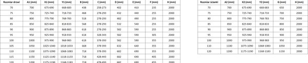 Mexen Mist HT, sprchový kout s výklopnými dveřmi pravý 70 x 95 cm, čiré sklo, černý profil, 8A5T-070-095-70-00-P