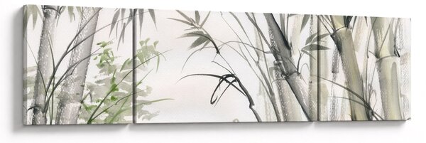 Obraz - Bambusy, kresba (170x50 cm)