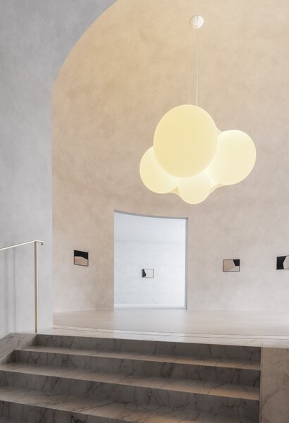 Axolight Cloudy, rozměrné závěsné svítidlo, 92W LED 3000K stmívatelné, prům. 128cm