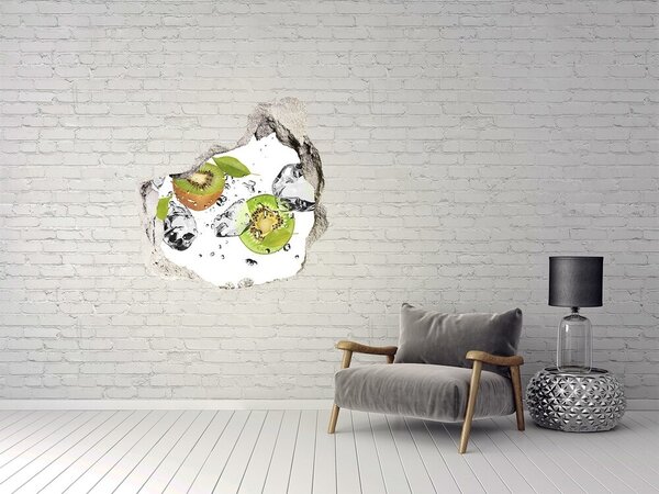 Nálepka díra na zeď beton Kiwi a voda nd-p-52519216