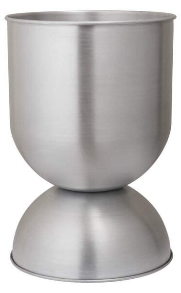 Ferm Living Květináč Hourglass Medium, aluminium