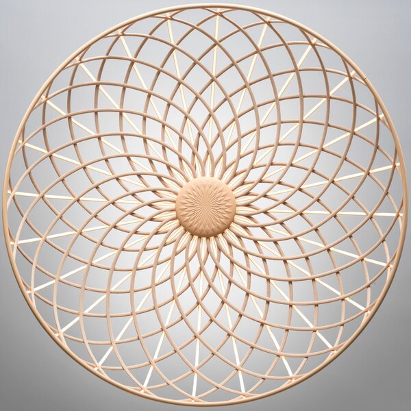 Flos F6393017 Skynest C, béžové stropní svítidlo, 57W LED 2700K stmívatelné, prům. 90,4cm