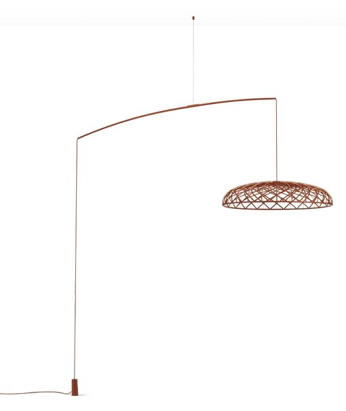 Flos F6394035 Skynest Motion, červené stropní svítidlo, 57W LED 2700K stmívatelné, prům. 90,4cm