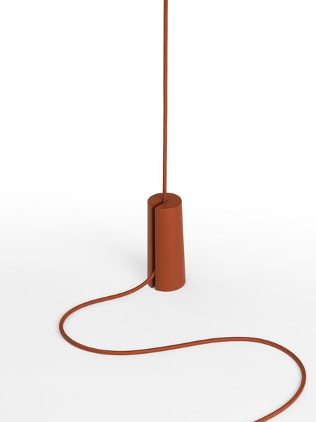 Flos F6394035 Skynest Motion, červené stropní svítidlo, 57W LED 2700K stmívatelné, prům. 90,4cm